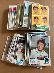 (50) 1962-1975 TOPPS BASEBALL MINOR STAR COMMONS VINTAGE LOT GD-EXMT NICE!! - Bild 1 von 4
