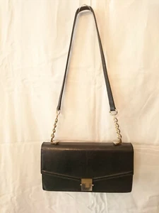Sac à main Bandoulière (B) "Cuir Lézard Noir" Années 1950/ Modifié 1980 - Imagen 1 de 6