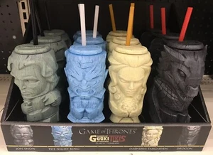 Geeki Tikis Game of Thrones Danny Jon Drogon Night King - 4 Tiki Plastikbecher - Bild 1 von 12