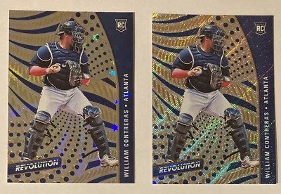 2021 Panini Chronicles Revolution (2x) #59 William Contreras (RC) Astro & Base - Image 1 of 4