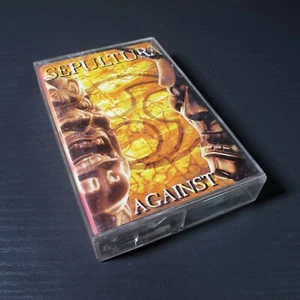 Sepultura - Against (Roadrunner Records 1998) Cassette Tape RR 8700-4 #0804 - Picture 1 of 4