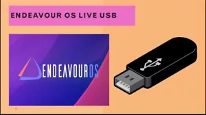 EndeavourOS Bootable Live USB Flash Drive 64bit Installer EndeavourOS Linux - Picture 1 of 2