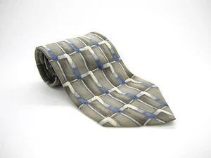 ARROW Silk Gray Multicolor Geometric Pattern Tie Made in USA - Picture 1 of 2