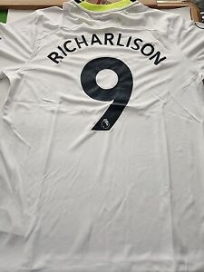 NWT Adult Customized Jersey Hotspurs #9 Richarlison De Andrade Size L White