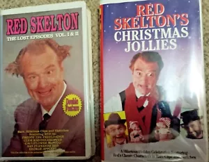 3 Red Skelton VHS~Best of Vol 2 + Lost Episodes + Christmas Jollies Clean Comedy - Picture 1 of 4