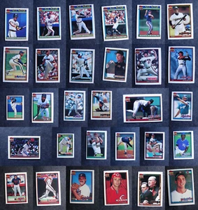 1991 Topps Micro Mini Baseball Cards Complete Your Set You U Pick List 401-600 - Picture 1 of 203
