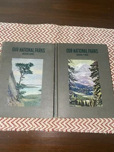 Our National Parks Book One And Book Two Mary Rolfe Vintage 1927 & 1928 - Picture 1 of 18