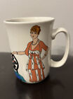 Vintage Villeroy Boch Design 1900 Woman Grape Birds Chair Coffee Mug Gift Cup
