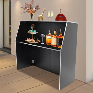 Portable Event Bar Foldable Bar Portable Bar Cabinet For Parties Picnics - Bild 1 von 19