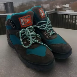 Rare Miami Dolphins Mid Hiking Boots, Team NFL Collection, Size 6 - Picture 1 of 7