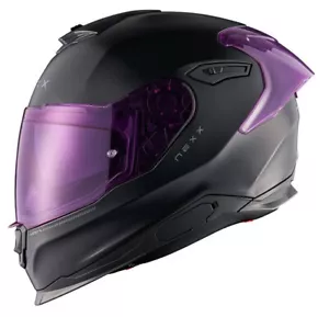 Casco integrale NEXX Y.100R SUBSONIC BLACK MATT PINK helmet casque S - Picture 1 of 1