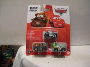 MATTEL/PIXAR CARS  MINI RACERS WINGO, MATER, SHERIFF (3 PACK) - Picture 1 of 2