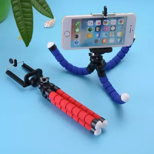 Universal Mobile Phone Holder Tripod Stand For iPhone Camera Samsung - Picture 1 of 14