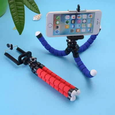 Universal Mobile Phone Holder Tripod Stand For iPhone Camera Samsung - Image 1 of 4