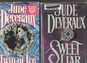 Lot of 4 Jude Deveraux Large Print Books See Photos for titles synopsis free shp - Picture 1 of 4