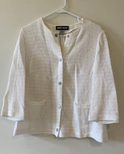 Gerry Webber Cream button front cardigan Jacket Size L - Picture 1 of 3