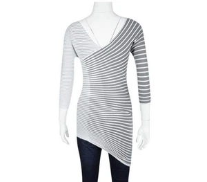 Emporio Armani Damen Strech Asymmetrisches Top Größe IT 40 Small - Bild 1 von 2