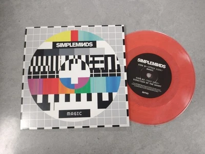 SIMPLE MINDS - MAGIC 7" Red COLOURED VINYL (new and unplayed) - Image 1 of 4
