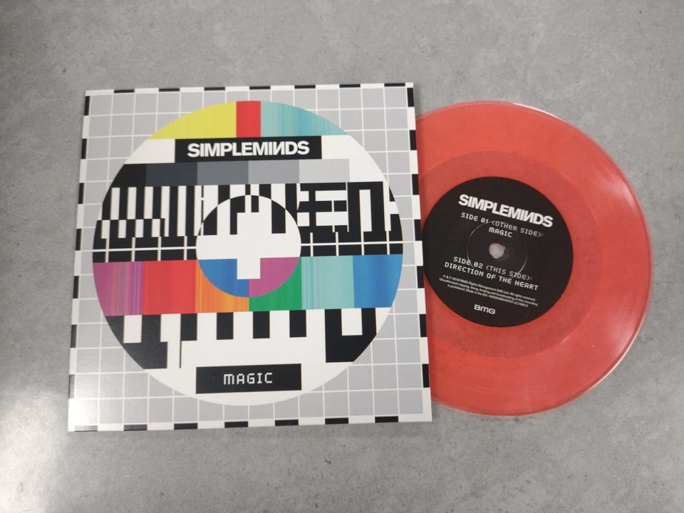 SIMPLE MINDS - MAGIC 7" Red COLOURED VINYL (new and unplayed) - Image 1 of 4