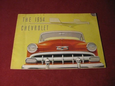 Chevy 1954 Large Prestige folleto de ventas folleto catálogo original antiguo Foto 1 de 4