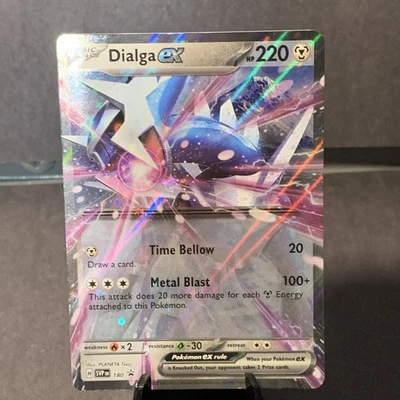 Pokemon TCG Dialga ex 180 Black Star Promo Cards Holo SV: Scarlet & Violet NM - Image 1 of 2