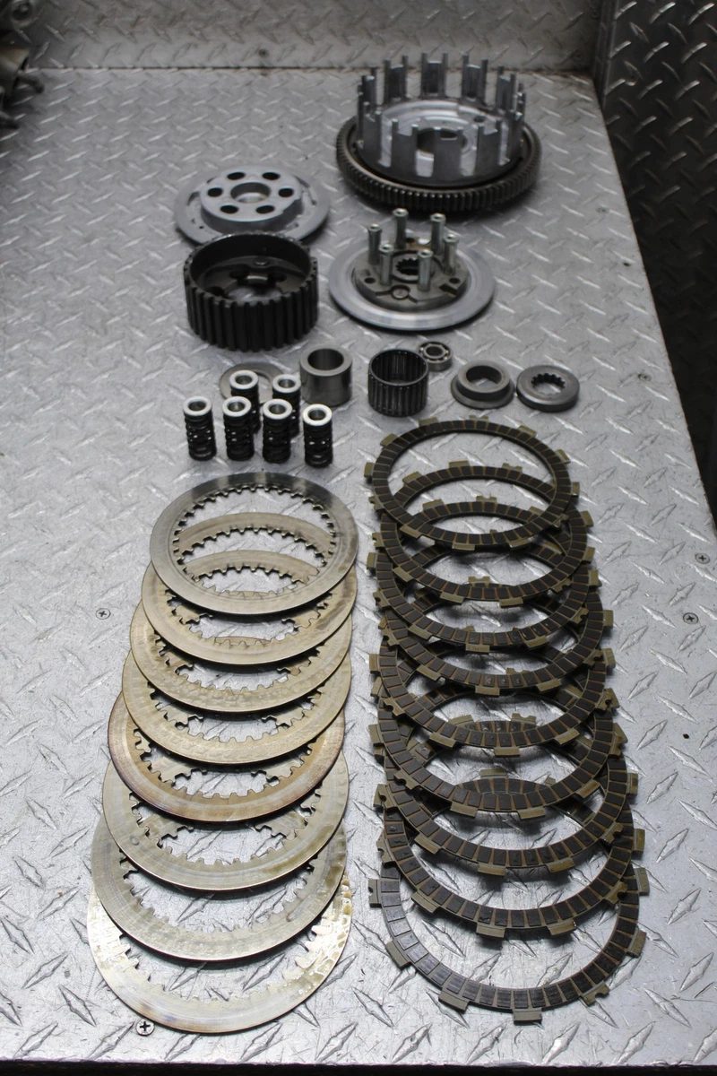 6点セット 05-06 Kawasaki Ninja Zx6r 636 Complete Clutch W Plates Basket Hub