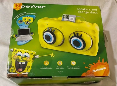 Altavoces NPower Bob Esponja Pantalones Cuadrados con Base para Globo ocular Foto 1 de 4