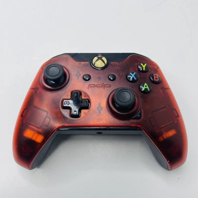 PDP Wired Controller For Xbox One Crimson Red 048-082 - Tested & Working - Image 1 of 4
