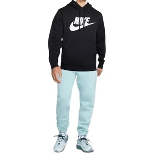 Nike Men's Size L Club Fleece Sweatsuit 2 Pc Tracksuit Hoodie Joggers Outfit NWT - Picture 1 of 13