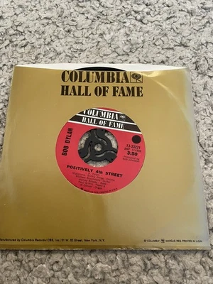 Bob Dylan - Ositively 4th Street/Subterranean Homesick Blues 7” Black Vinyl Reis - Image 1 of 4