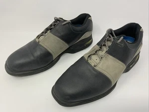 Nike Air Tiger Woods Hombres Talla 9 Negro Marrón Cuero Golf Picos Suaves Zapatos - Imagen 1 de 10
