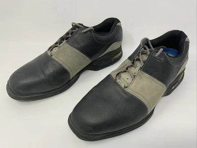 Nike Air Tiger Woods Mens Size 9 Black Brown Leather Golf Soft Spikes Shoes - Image 1 of 4