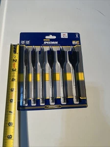 Irwin Speedbor 6-teilig gefast HOLZ BOHREN SPATEN BIT SET #88886 - Bild 1 von 7