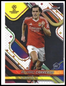 Álvaro Carreras #85 2024-25 Finest UEFA Clubes Competiciones Novato RC - Imagen 1 de 2