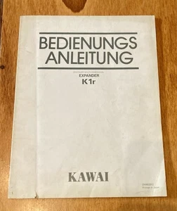 Kawai K1r Bedienungsanleitung DE/FR Original - Bild 1 von 2