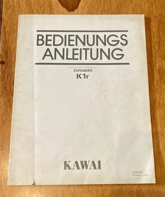 Kawai K1r Bedienungsanleitung DE/FR Original - Bild 1 von 2