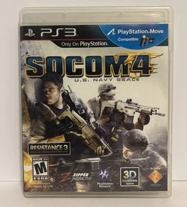 SOCOM 4 U.S. Navy Seals PS3 Sony Playstation 3 - Tested / CIB / FREE SHIPPING - Picture 1 of 3