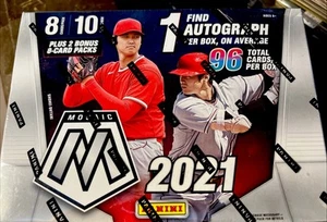 Panini 2021 Mosaic Baseball Mega Box - 96 Cards NEW FACTORY SEALED MLB ROOKIE ❤️ - Picture 1 of 7