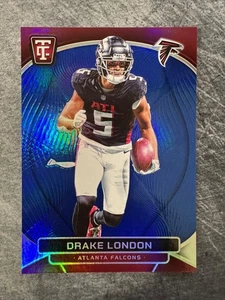 2024 Panini Totally Certified - Drake London #6 Mirror Platinum Blue /149 - Bild 1 von 3
