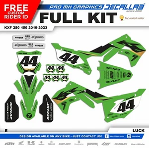 KAWASAKI KXF 250 450 2019 2022 2023  Graphics Decals Stickers Aufkleber Decallab - Bild 1 von 3