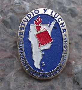 Vintage University Federation of Argentina Students Union UIS Pin Badge - Picture 1 of 2