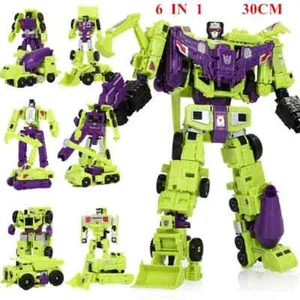 HZX h902 G1 IDW Devastator 6in1 Action Figure 30CM Robot Toy Collect Model - Picture 1 of 12