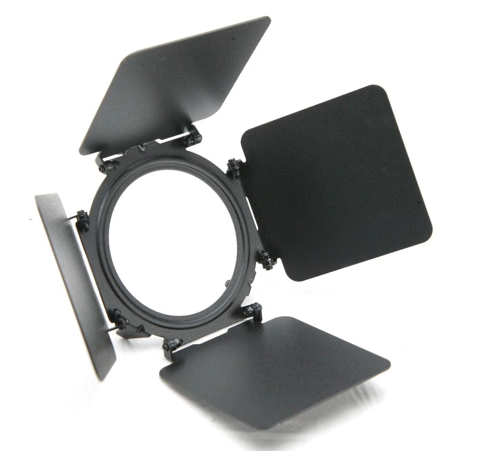 4-Ways Metal Barndoor For Tungsten Video Light With 65-70mm Diameter Head. SEE. - Image 1 of 2