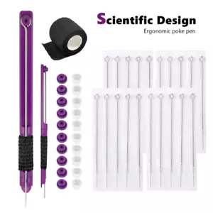 Hand Poke and Stick Tattoo Kit Stick and Poke Stift mit 20-teiligem Tattoo Nadel Set - Bild 1 von 11
