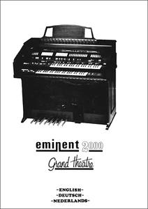EMINENT 2000 Grand Theatre Service Manual repair Schematic Diagrams Schaltplan - Picture 1 of 9