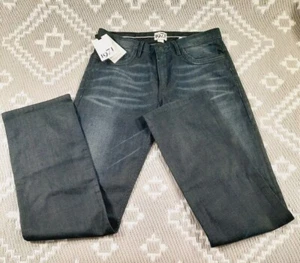 Reiss 1971 Mens BNWT Kaiser Washed Jeans W30 L33 Blue Straight Leg Button Fly - Picture 1 of 19