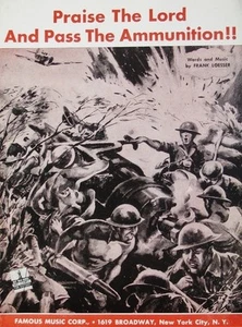 Lobe den Herrn & Gib die Munition weiter!! - Noten - von Frank Loesser 1942 - Bild 1 von 1