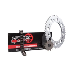 Primary Drive Steel Kit & 428 C Chain For SUZUKI DR-Z 125 2003-2009,2012-2014 - Picture 1 of 5
