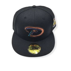 New Era Arizona Diamondbacks 59Fifty World Series 2001 Black Fitted Hat Cap - Picture 1 of 8