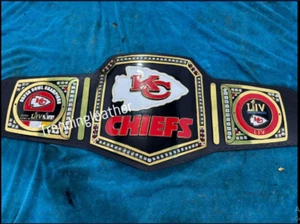 Kansas City Chiefs  Championship Belt Super bowl Football Adult Size Replica - Picture 1 of 11
